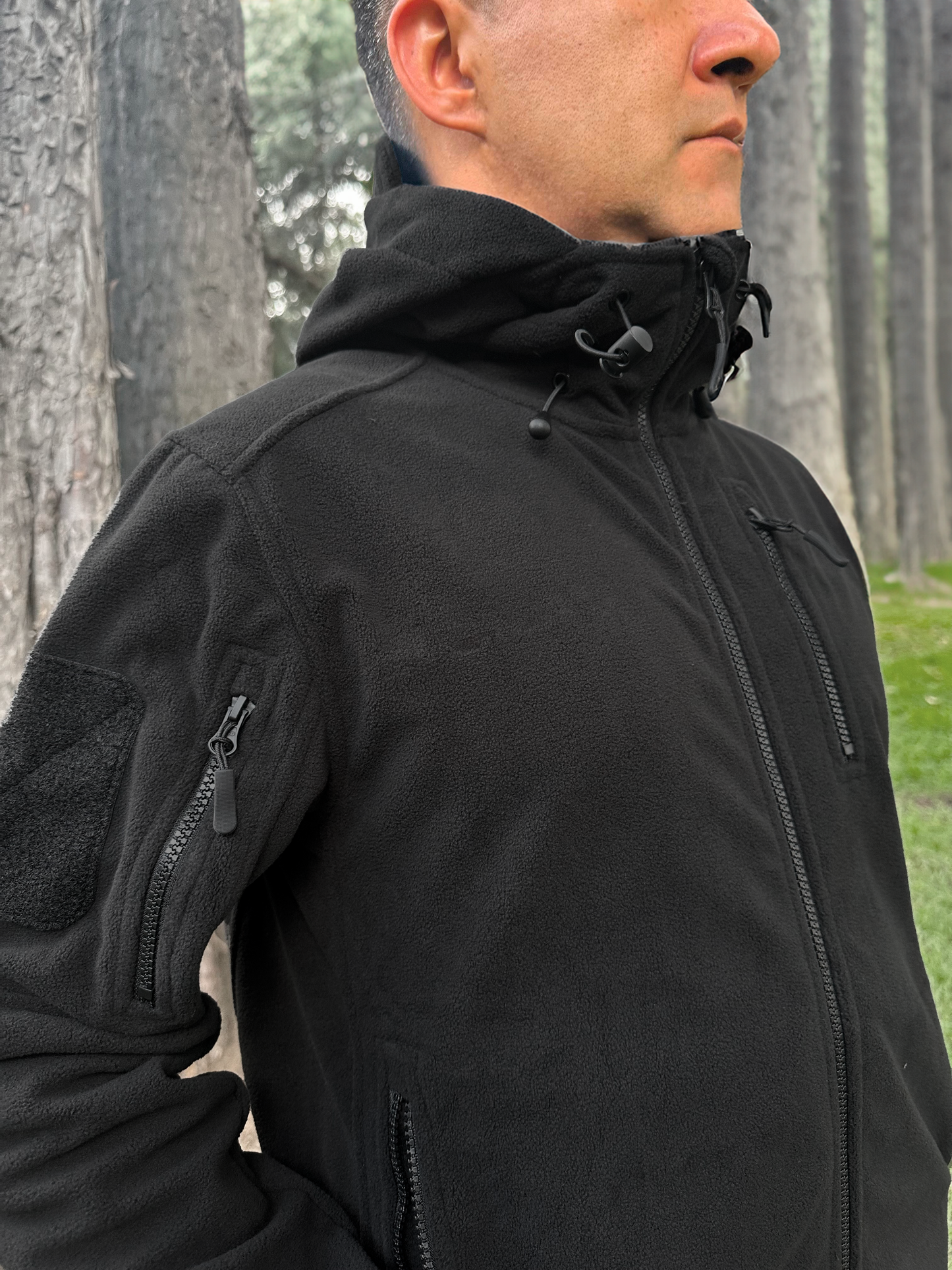 Buzo Táctico Polar / Negro