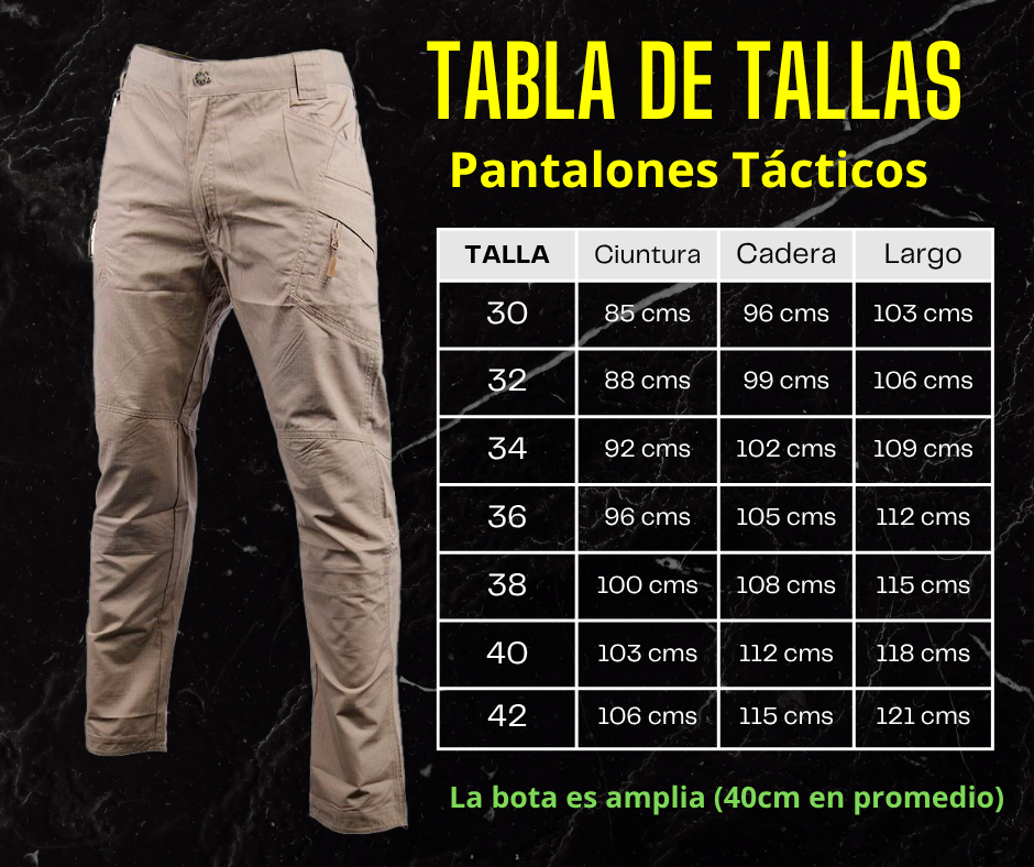 Pantalón táctico Multicam Black