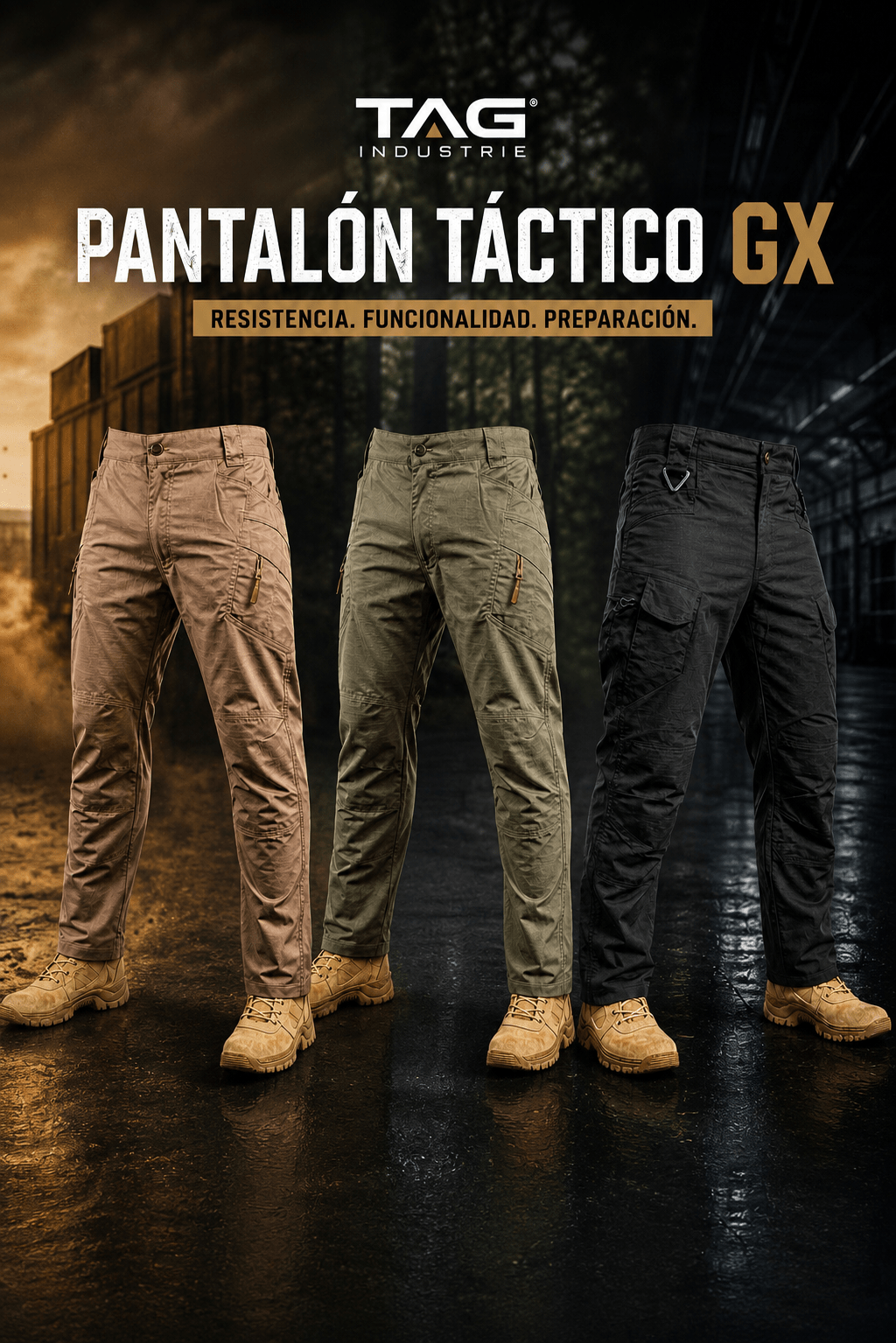 Pantalones Tácticos GX - TAG