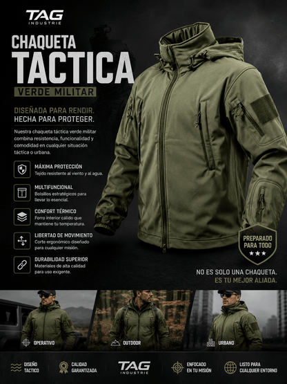 Chaqueta Operaciones Especiales (Verde Militar) - TAG
