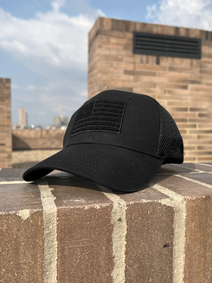 Gorra Negra con Malla