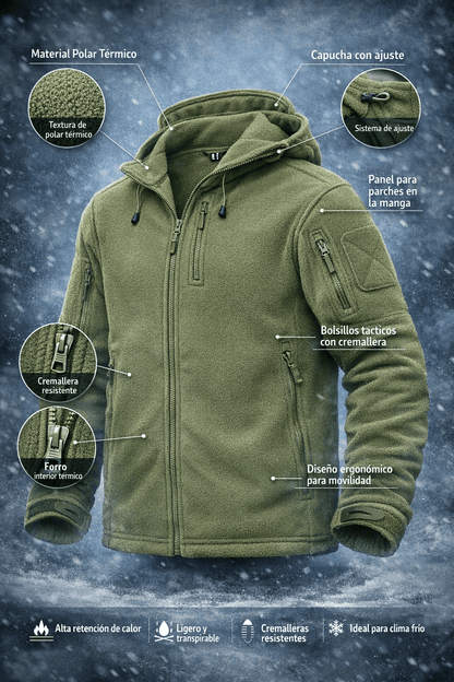 Buzo Táctico Polar / Verde - TAG