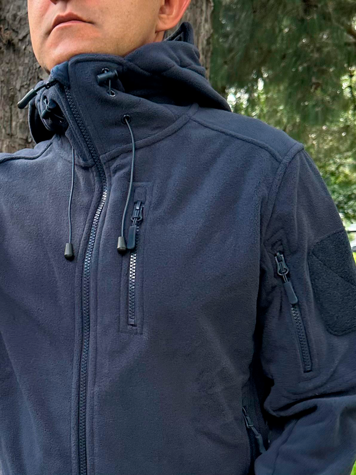 Buzo Táctico Polar / Azul Navy