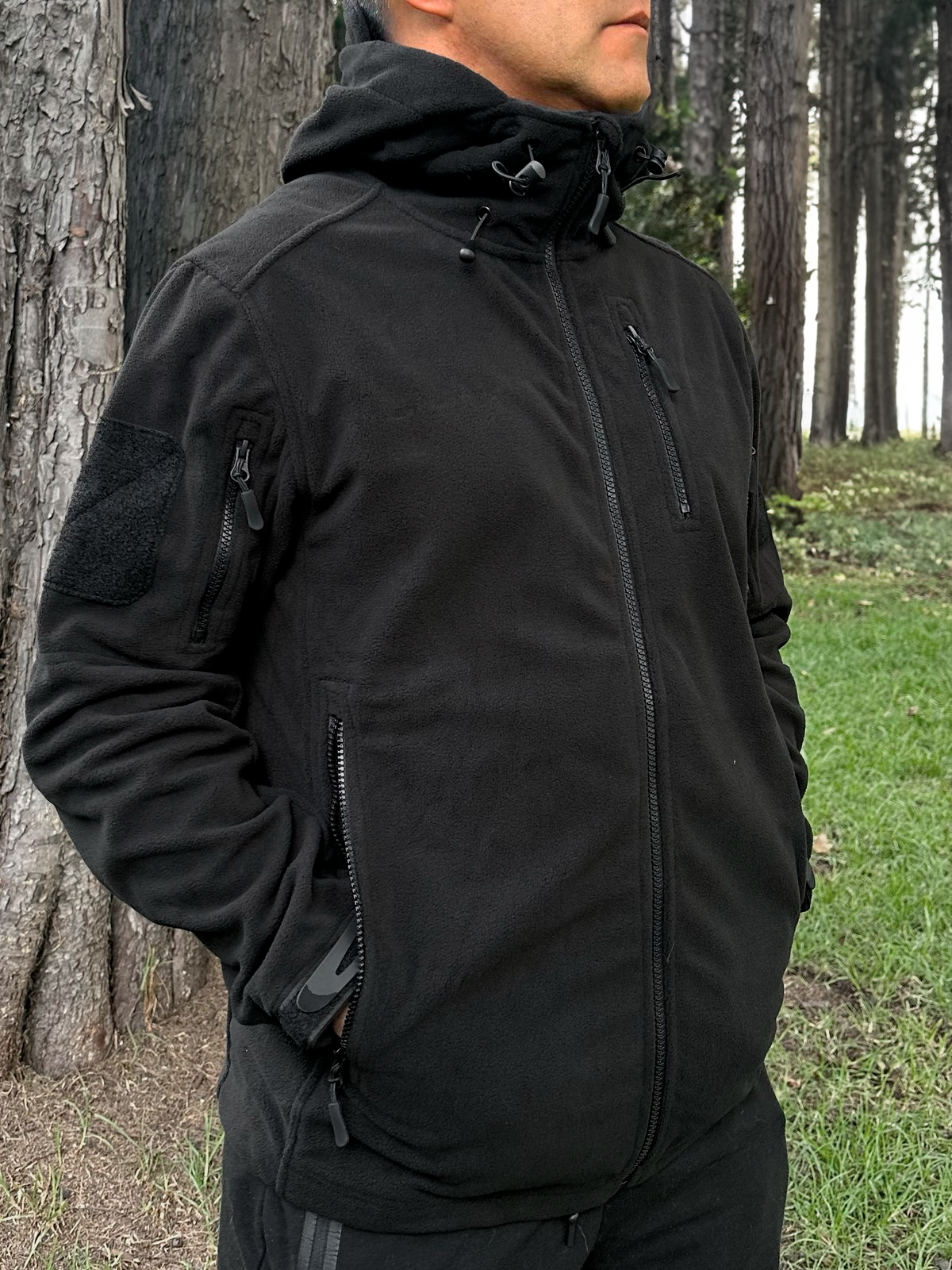 Buzo Táctico Polar / Negro