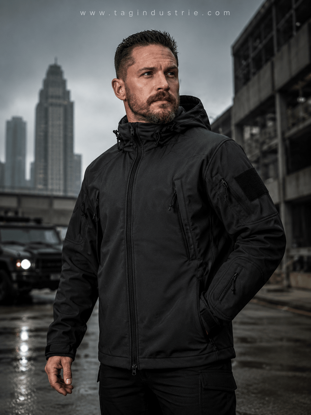 Chaqueta Táctica Operaciones Especiales (Negro) - TAG