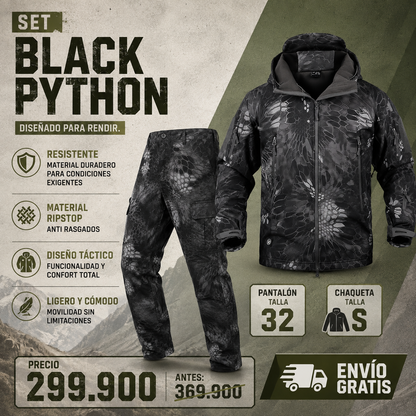 Oferta Set Black Python
