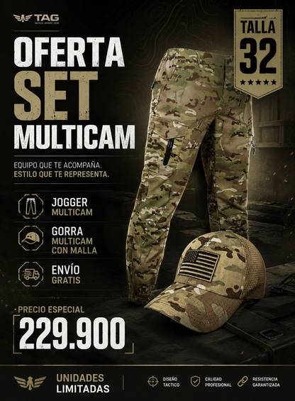 OFERTA 3 Jogger Multicam - TAG