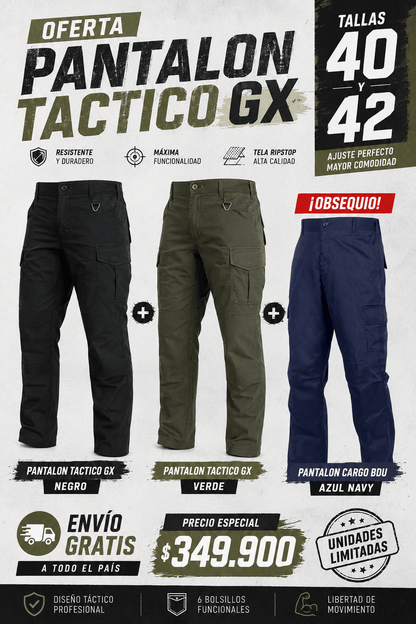 OFERTA 2 (Pantalones Tacticos) - TAG