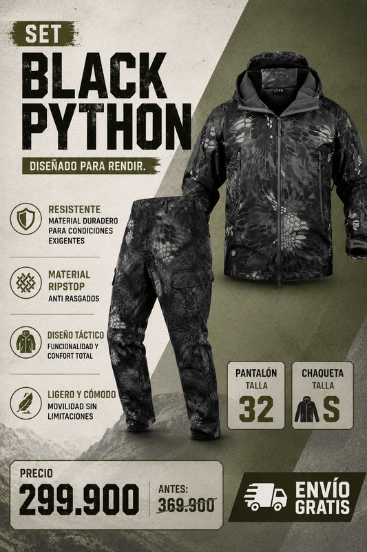 Oferta Set Black Python - TAG