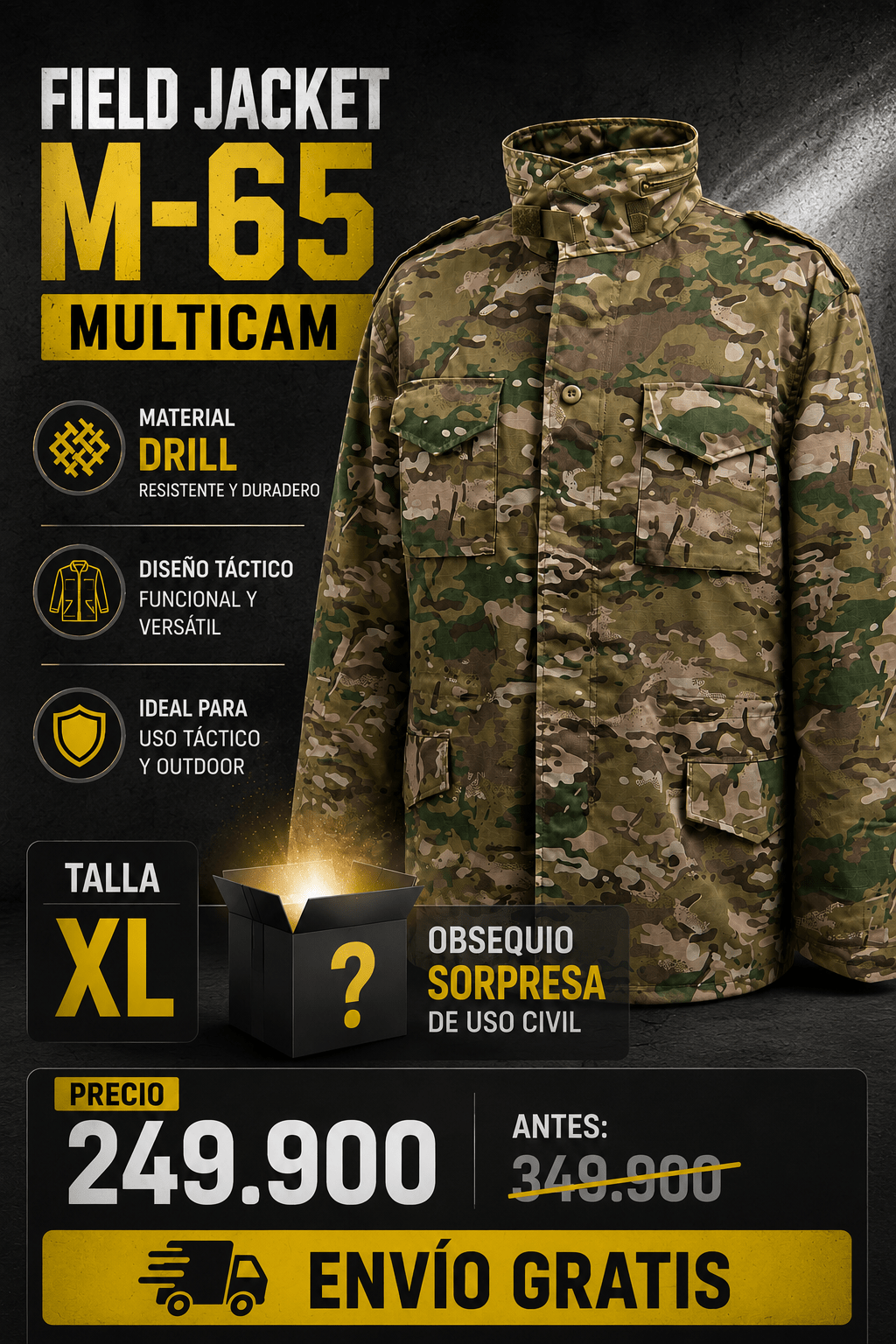 Oferta M-65 Multicam - TAG