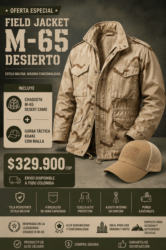 Oferta M - 65 Desierto + Gorra - TAG