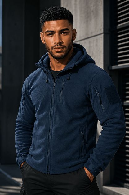Oferta Buzo Tactico Polar Azul