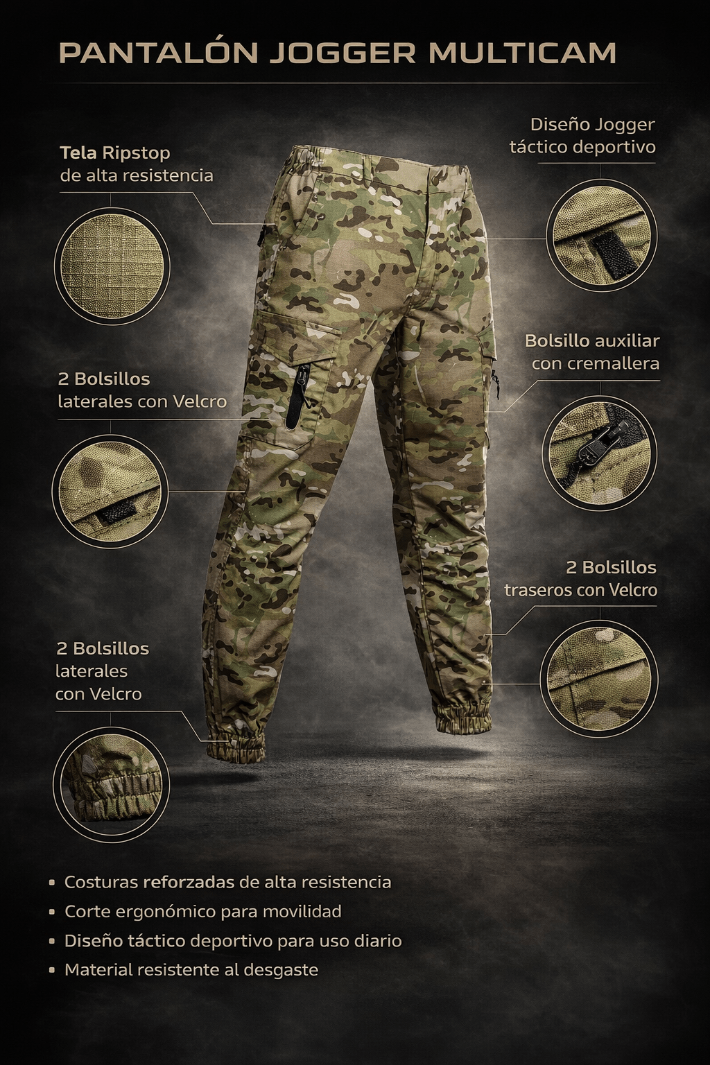 Jogger Multicam - TAG