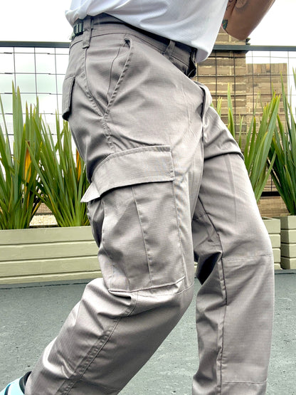 Pantalon Táctico Cargo Gris