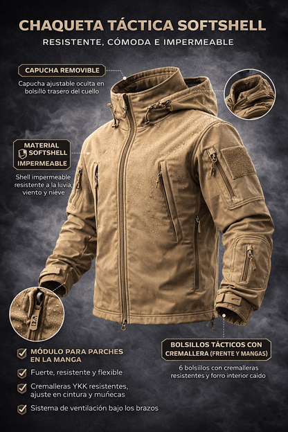 Chaqueta Táctcia OPE coyote
