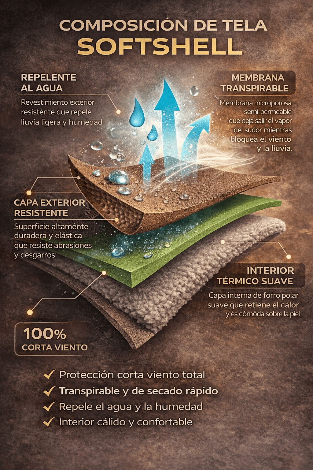 Chaqueta Táctcia OPE coyote