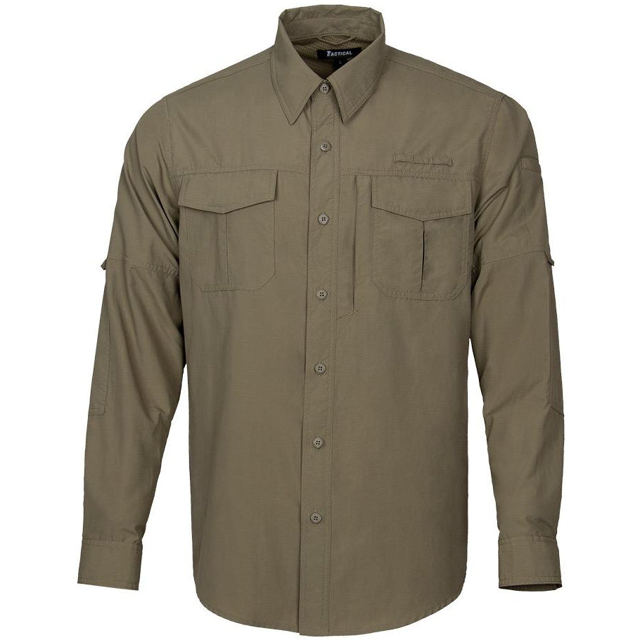 Camisa táctica presidencial Khaki (Oscuro)