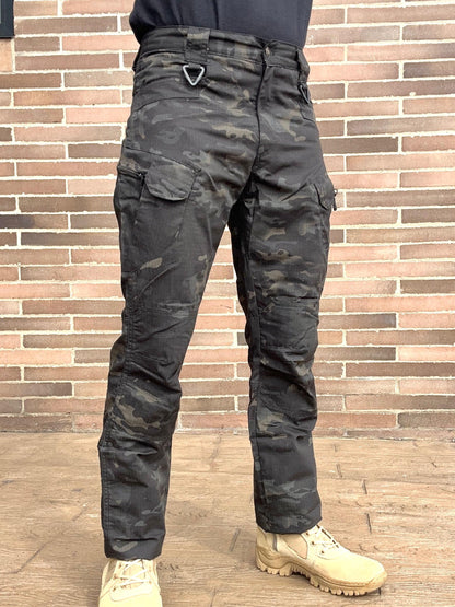 Pantalón táctico Multicam Black