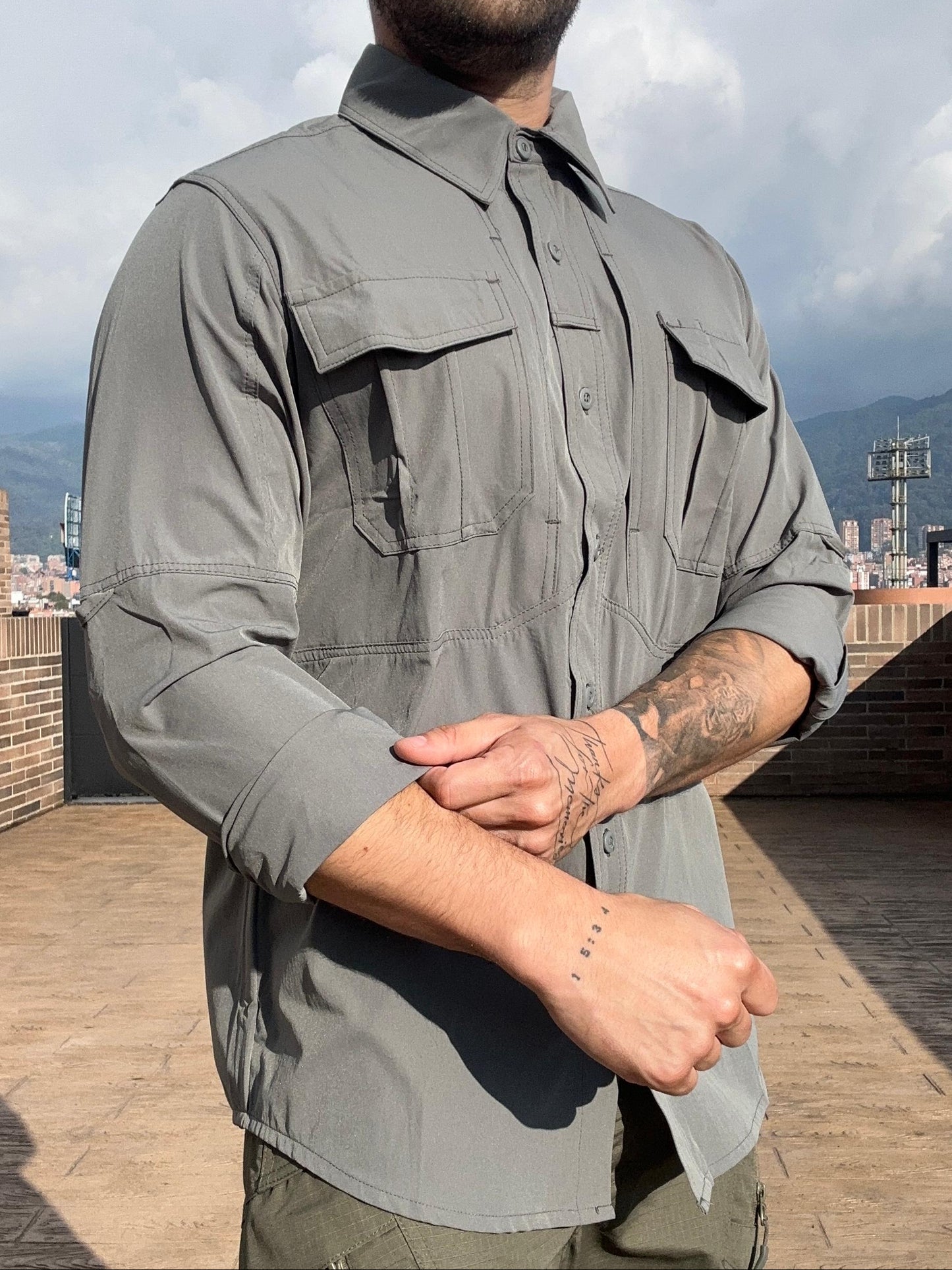 Camisa táctica Presidencial Verde US