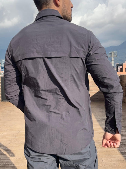 Camisa Táctica Presidencial (Gris Oscuro)