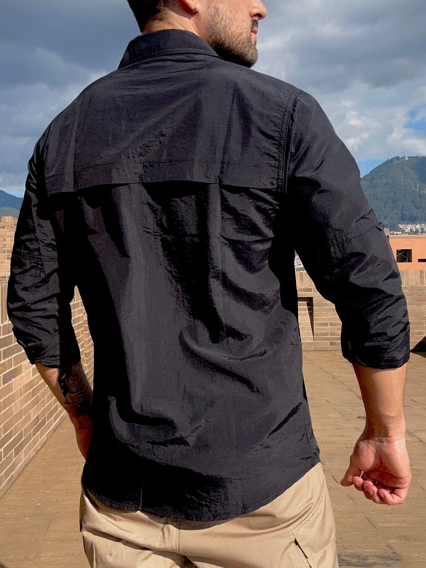 Camisa Táctica Presidencial Negra