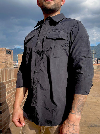 Camisa Táctica Presidencial Negra