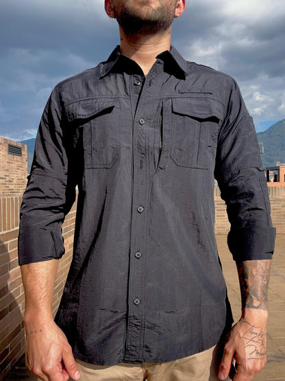 Camisa Táctica Presidencial Negra