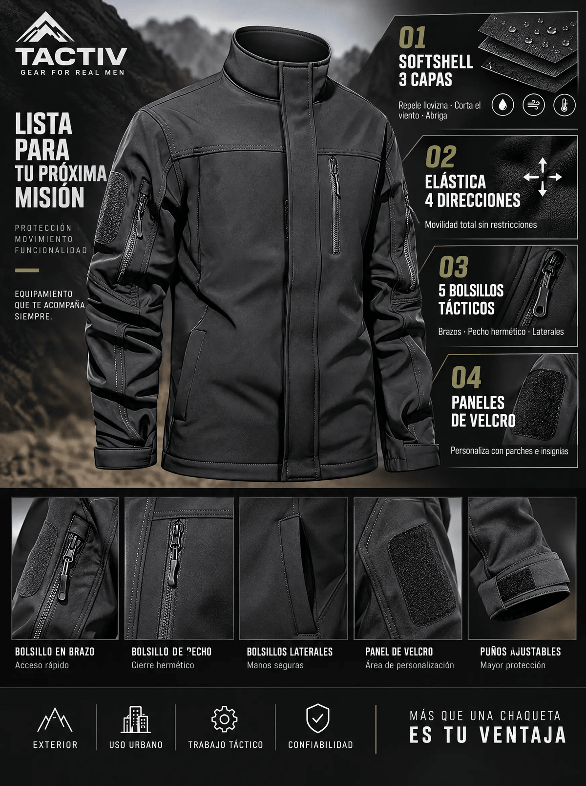 Chaqueta tactica HK6