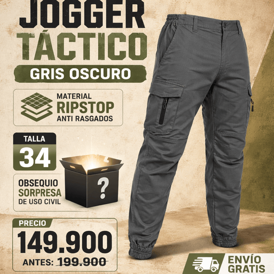 Oferta Pantalon Jogger Gris - TAG