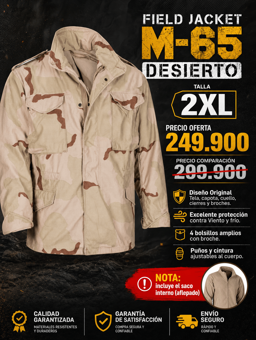 Oferta M-65 Desierto - TAG