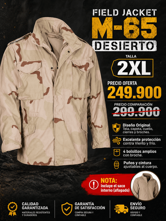 Oferta M-65 Desierto - TAG
