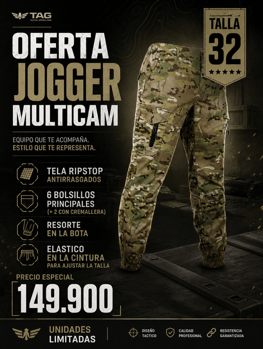 Oferta Jogger Multicam - TAG