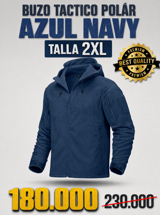 Oferta Buzo Tactico Polar Azul - TAG