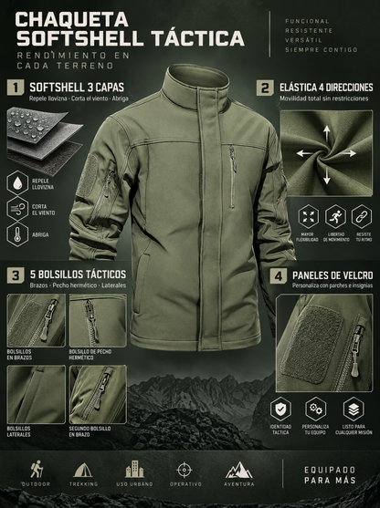 Chaqueta Táctica HK6 Verde