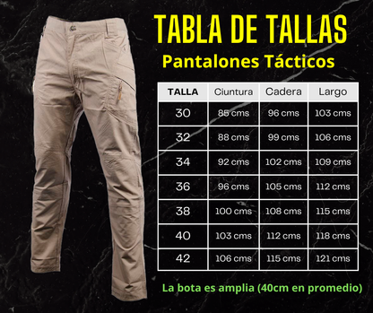 Pantalón Táctico Negro